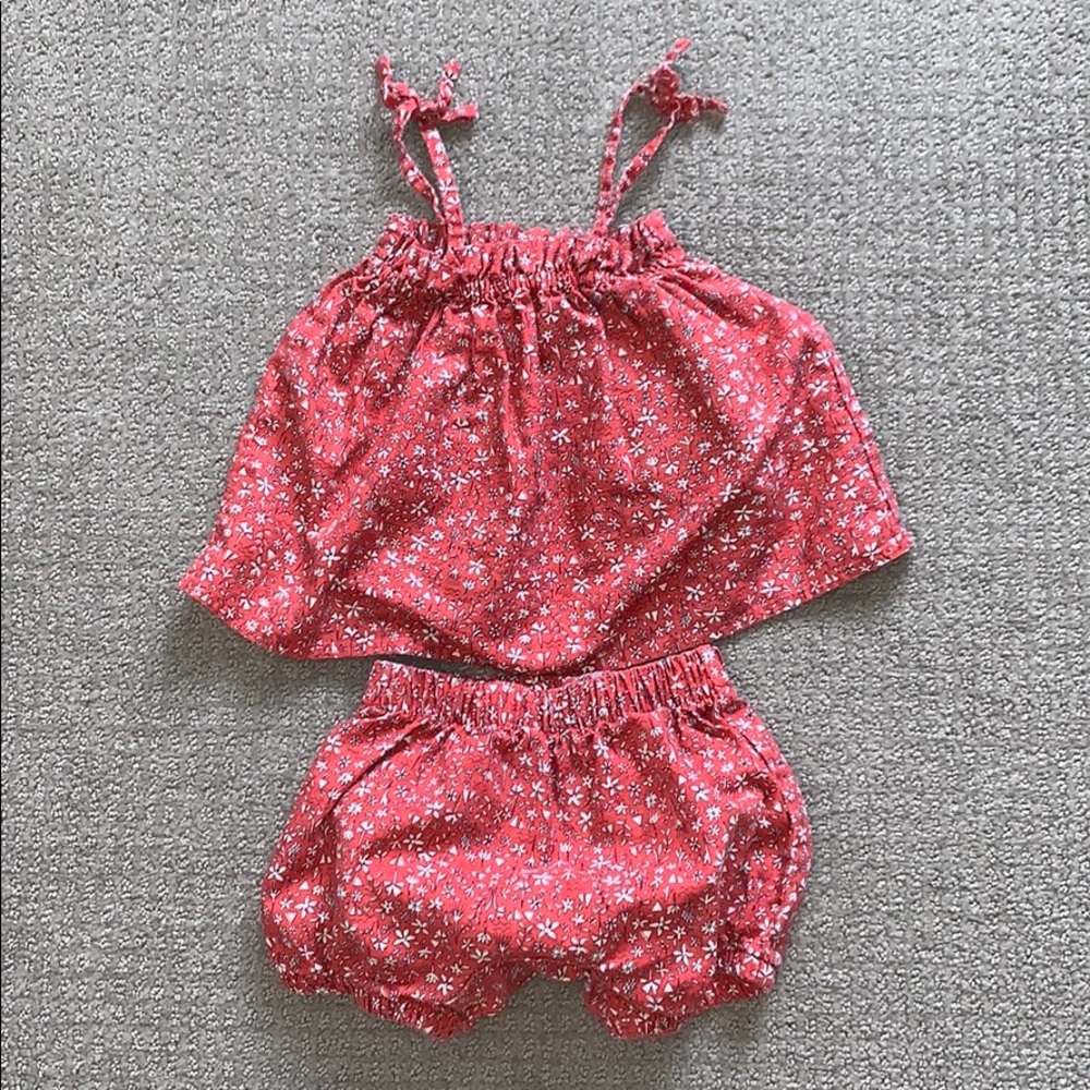 Tea Collection Rust Red 2 piece outfit